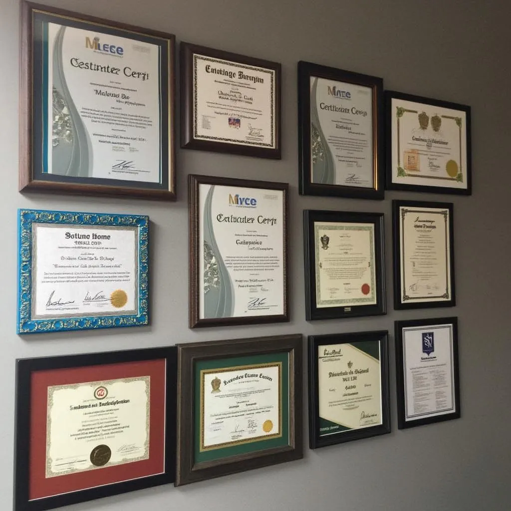 Certificaciones y premios